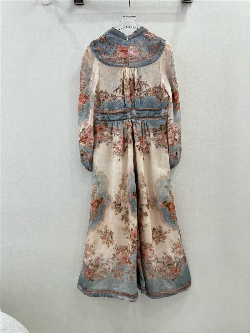 zimm positioning floral pattern dress replica d&g clothing