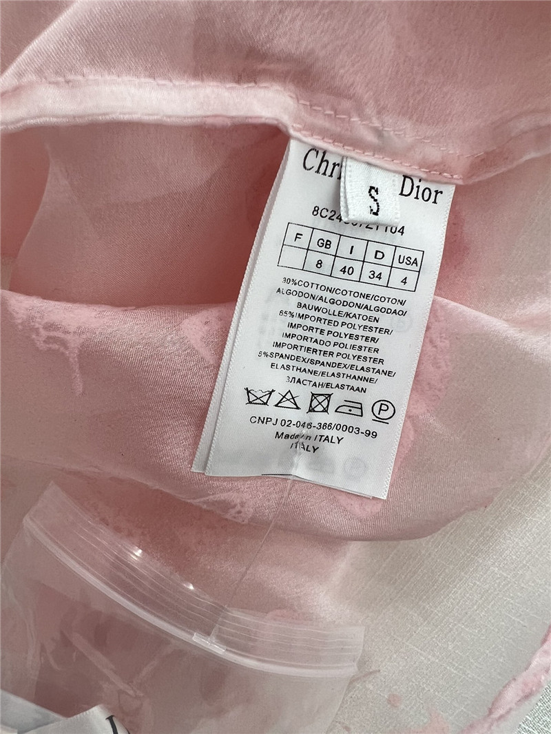 D10r organza long sleeve shirt replica designer clothes