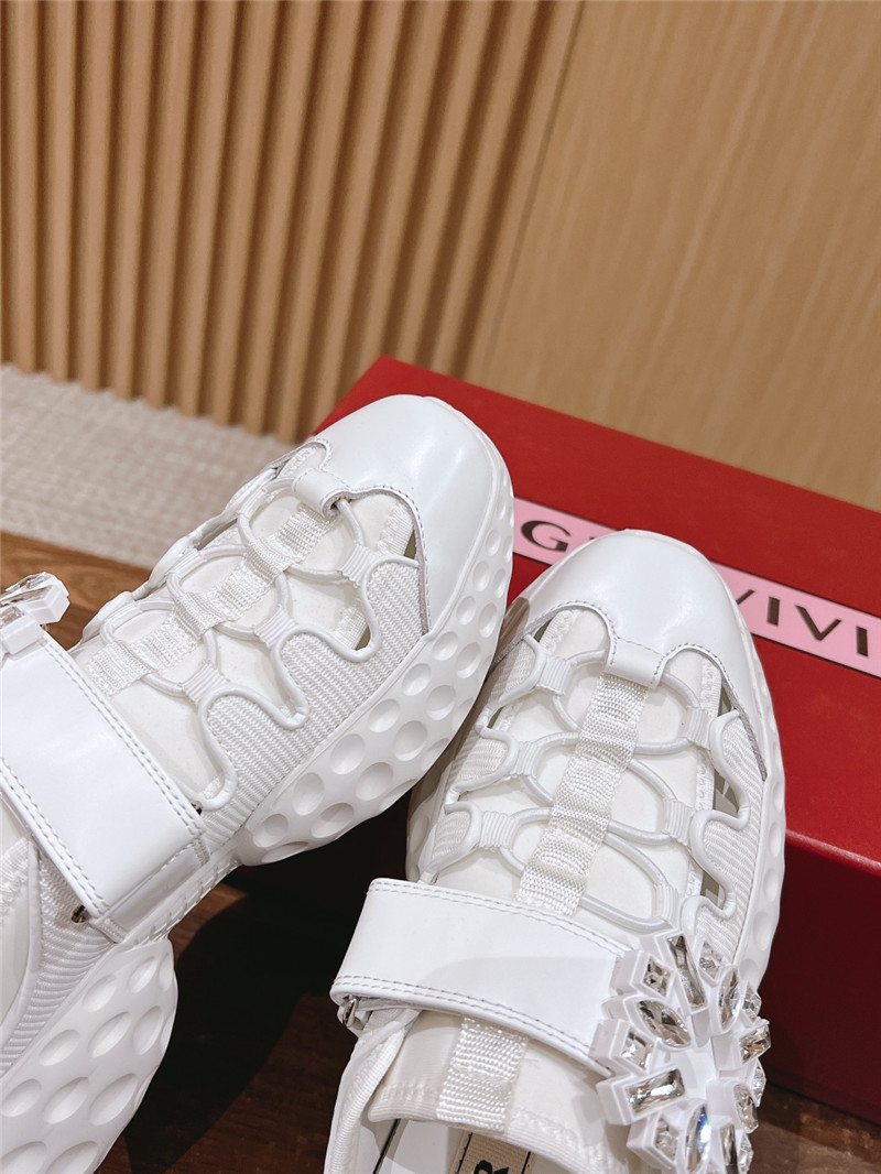 Roger Vivier Viv’ Run Light Trekky Sneakers White