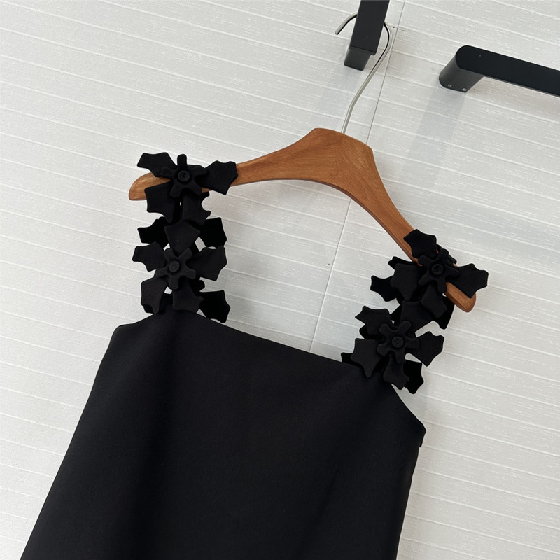 Versace three-dimensional pile flower suspender top replicas clothes