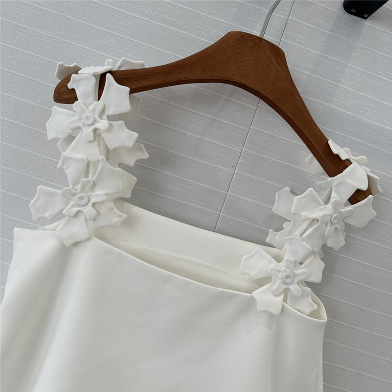 Versace three-dimensional pile flower suspender top replicas clothes