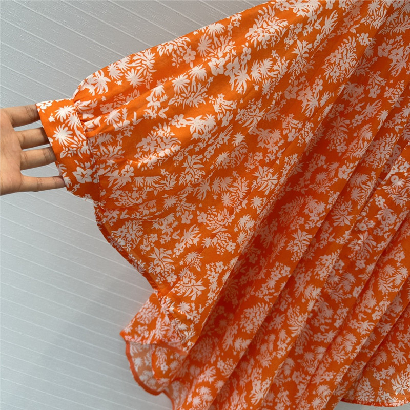 l0vis Vvtt0n lv palm print shirt dress replica clothes