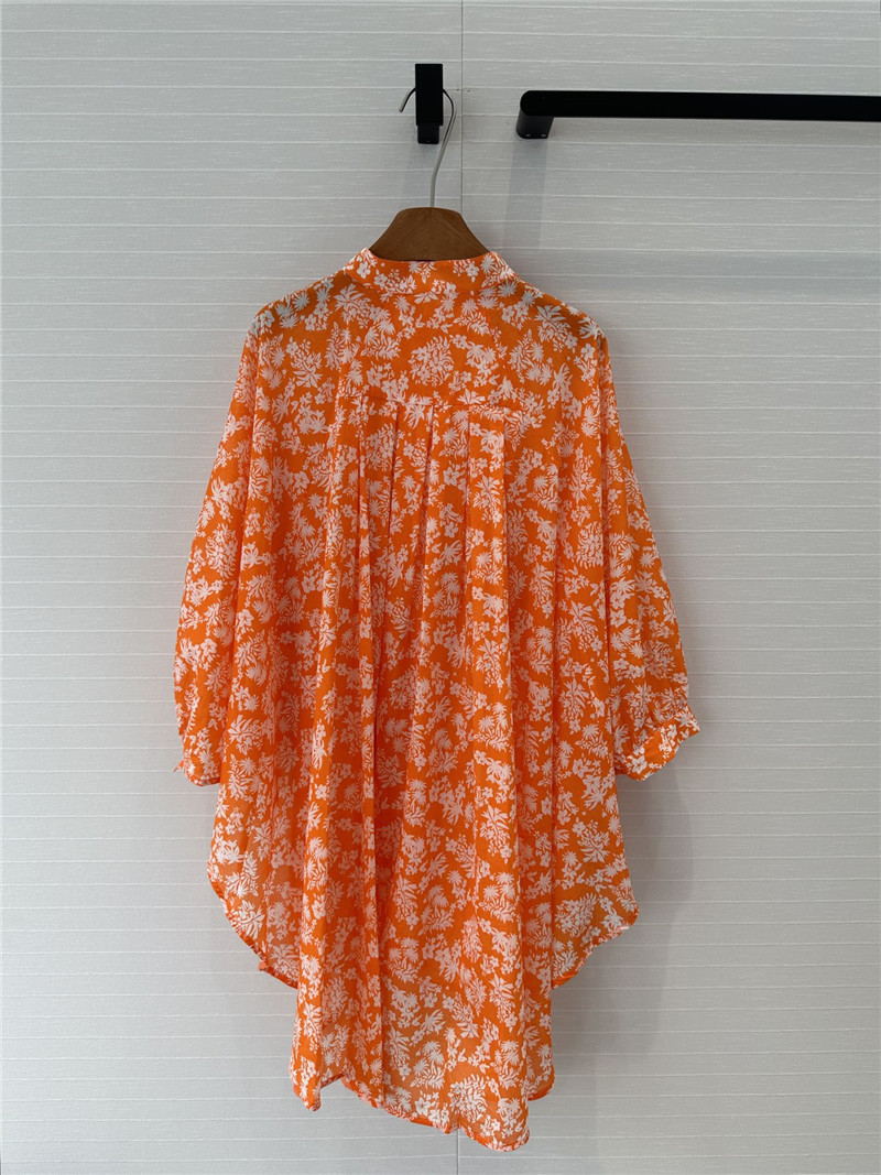 l0vis Vvtt0n lv palm print shirt dress replica clothes