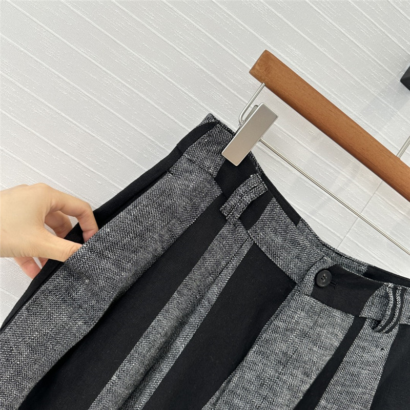 L0r0 P1ana pleated wide-leg straight trousers replica clothing