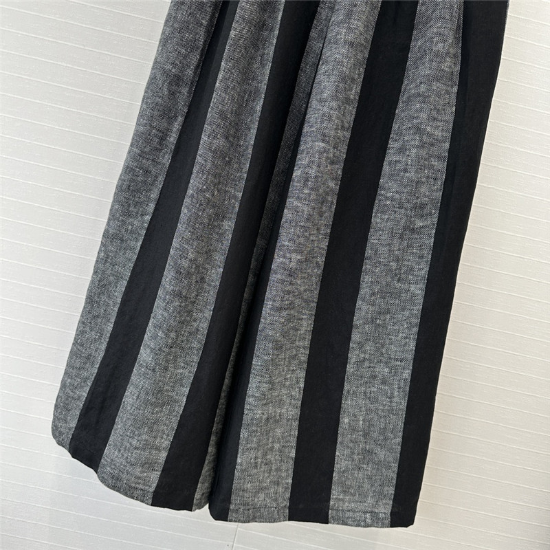 L0r0 P1ana pleated wide-leg straight trousers replica clothing