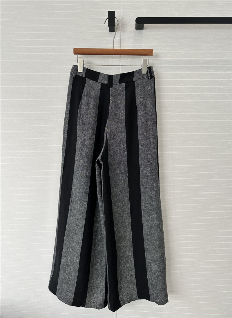 L0r0 P1ana pleated wide-leg straight trousers replica clothing