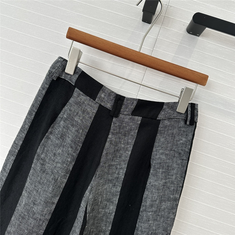 L0r0 P1ana pleated wide-leg straight trousers replica clothing