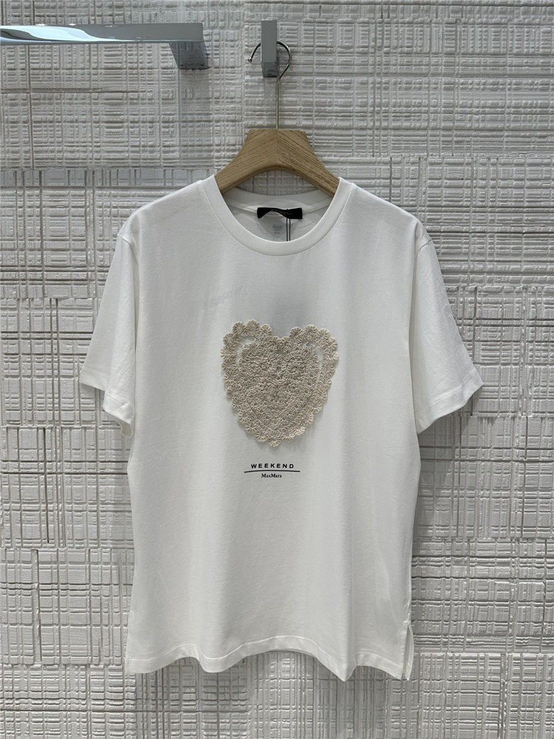 Vanitoo water-soluble heart pattern T-shirt replica clothes