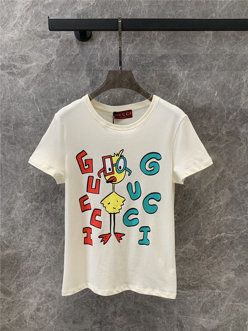 Gucci cartoon fun print short-sleeved T-shirt replica clothes