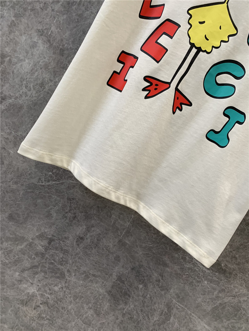 Gucci cartoon fun print short-sleeved T-shirt replica clothes