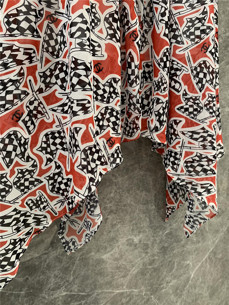 Ch**el irregular hem skirt replica designer clothes