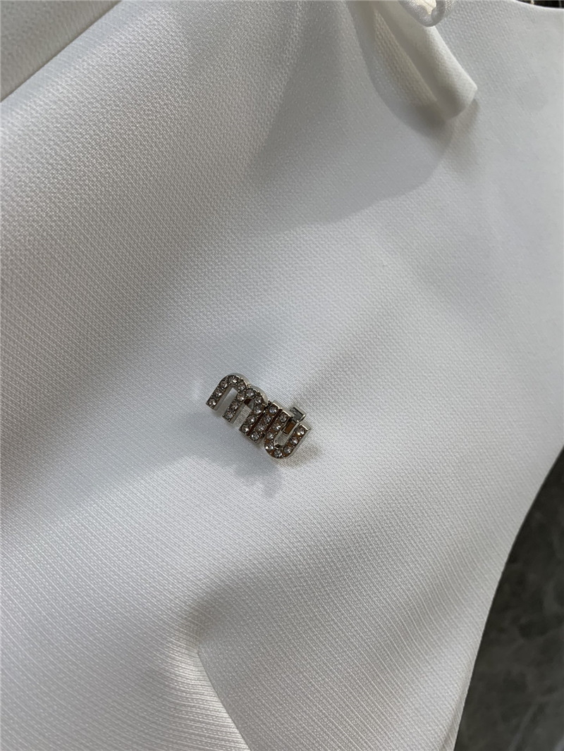 M1um1u bow sequined sleeveless dress replica d&g clothing