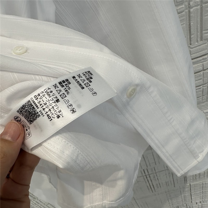 Ce1i*e yarn-dyed sky blue striped shirt replicas clothes