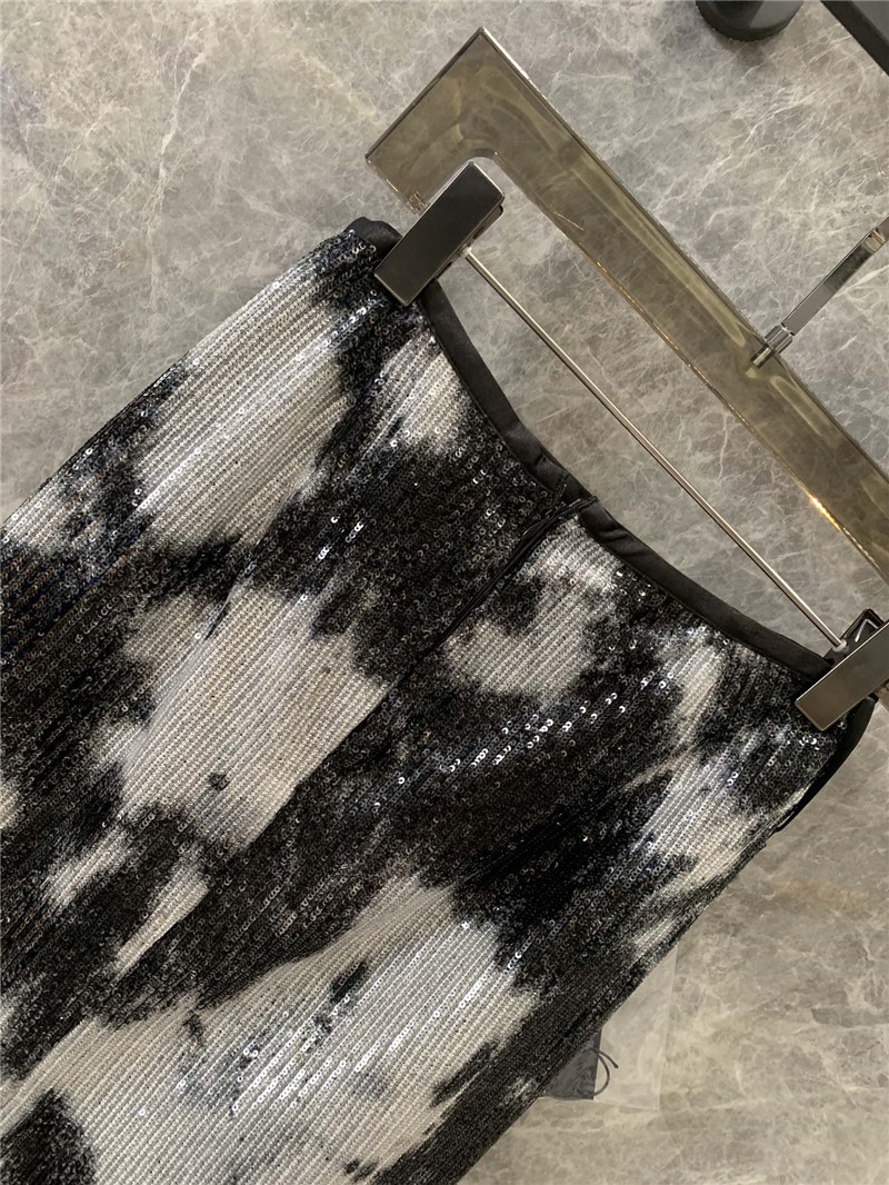 Y51 sequin embroidered hip skirt replica d&g clothing