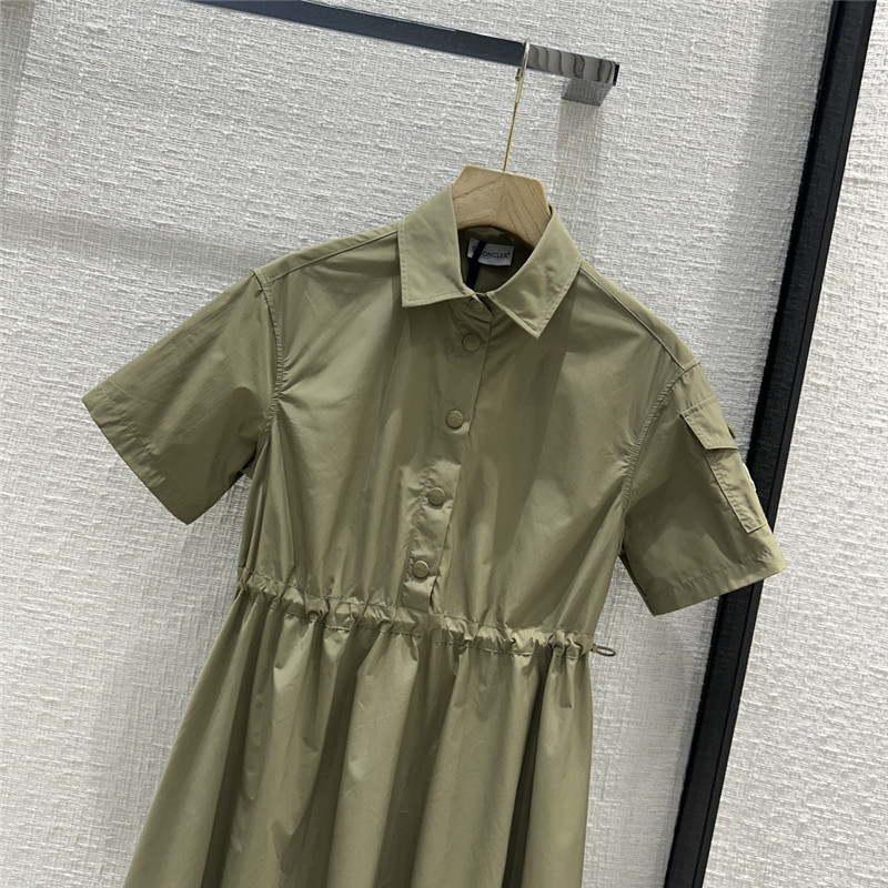 Moncler logo sleeve shirt dress replica d&g clothing