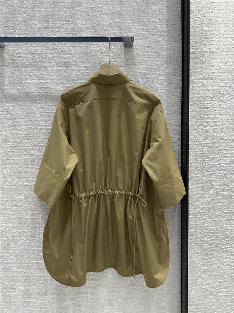 Vanitoo dropped shoulder three-quarter sleeve shirt replica clothing