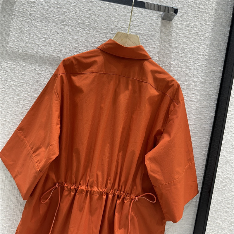 Vanitoo dropped shoulder three-quarter sleeve shirt replica clothing