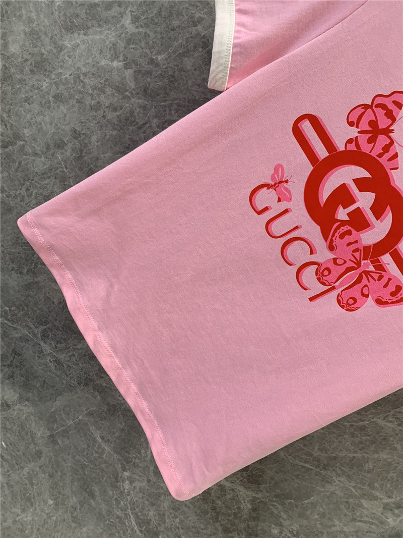 Gucci round neck short sleeve T-shirt replicas clothes