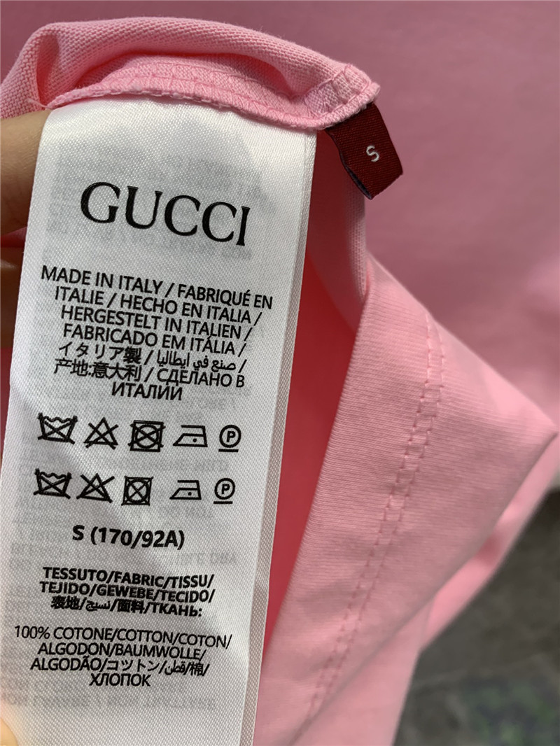 Gucci round neck short sleeve T-shirt replicas clothes