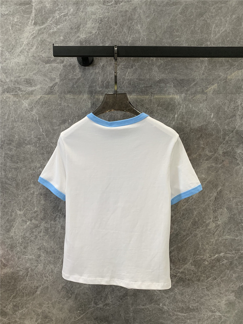 Gucci round neck short sleeve T-shirt replicas clothes