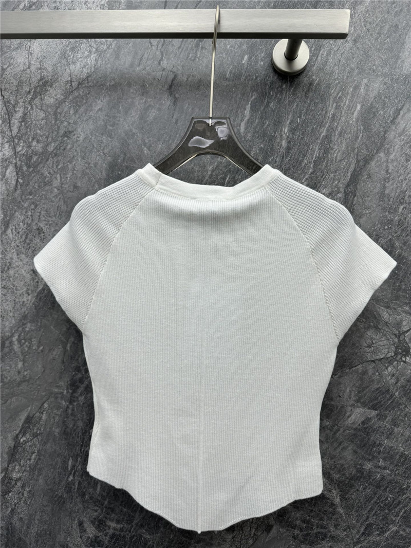 Ch**el static logo knit top replica clothing sites