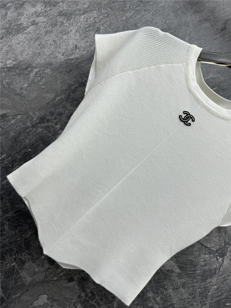 Ch**el static logo knit top replica clothing sites
