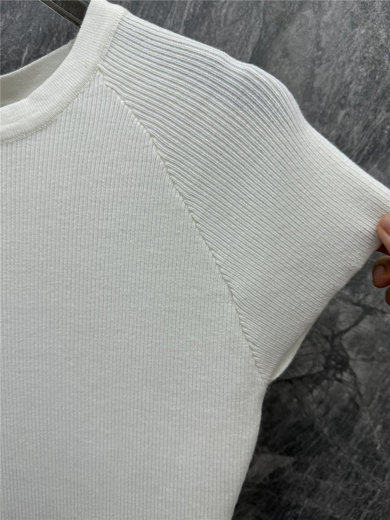 Ch**el static logo knit top replica clothing sites