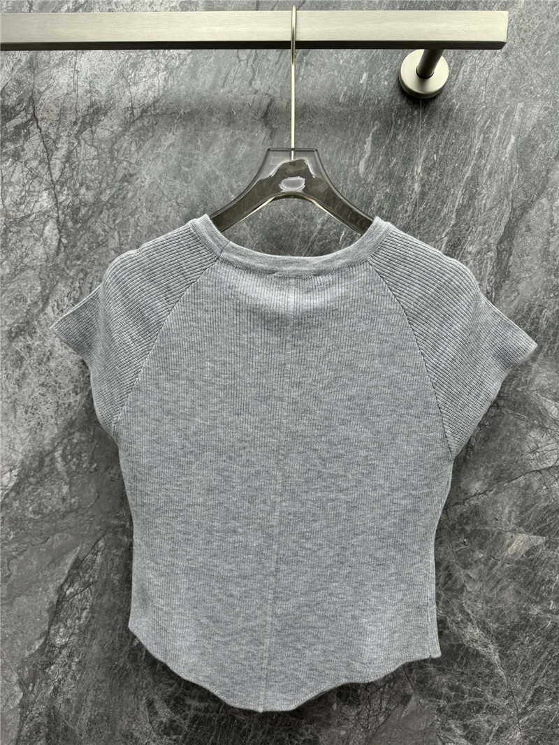 Ch**el static logo knit top replica clothing sites