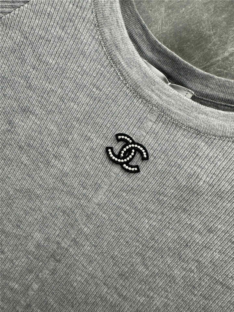 Ch**el static logo knit top replica clothing sites