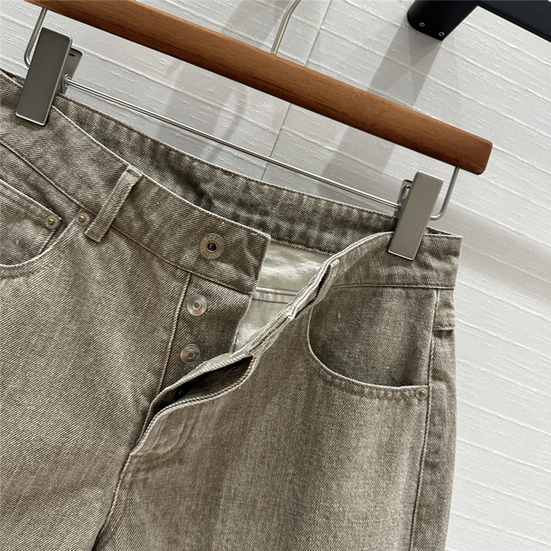 L0ew* washed denim shorts replicas clothes