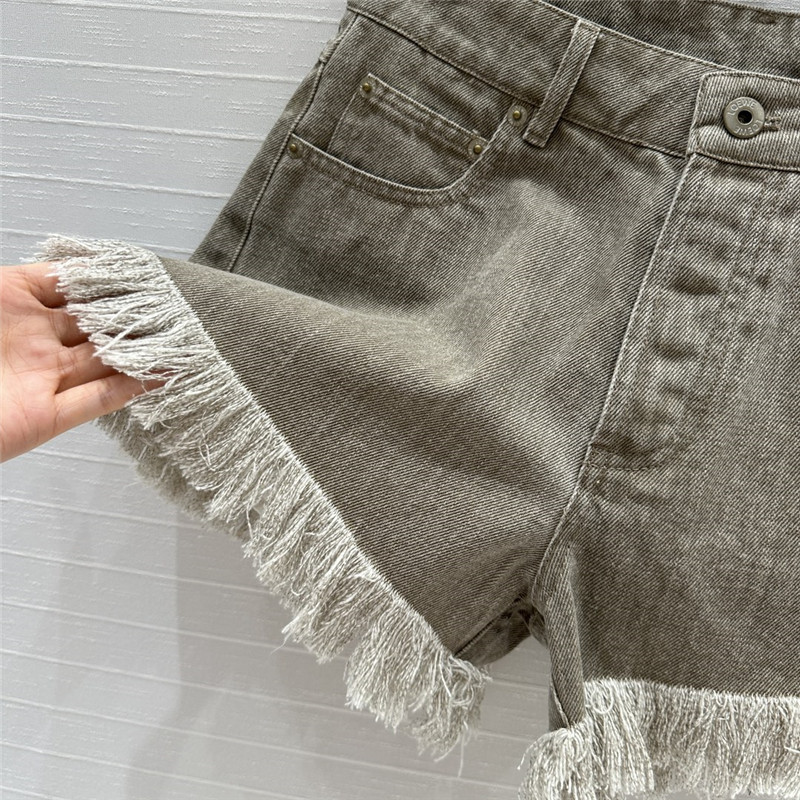 L0ew* washed denim shorts replica clothing sites