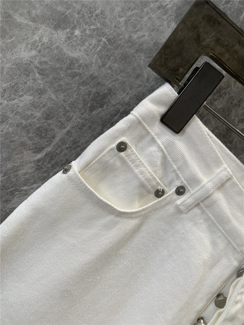 L0ew* white high waist wide leg jeans replicas clothes