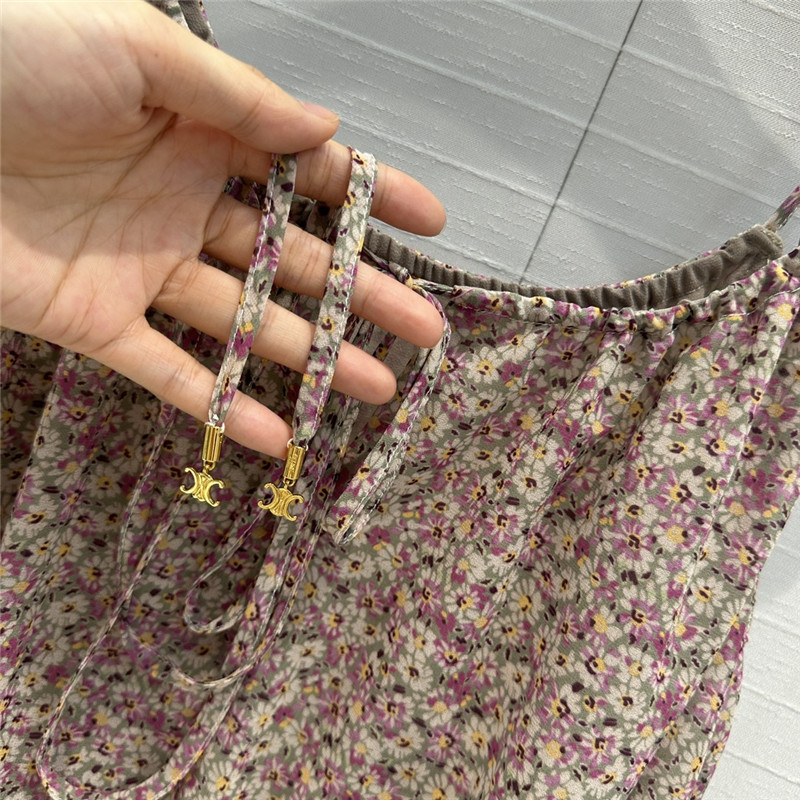 Ce1i*e vintage french elegant silk dress replica d&g clothing