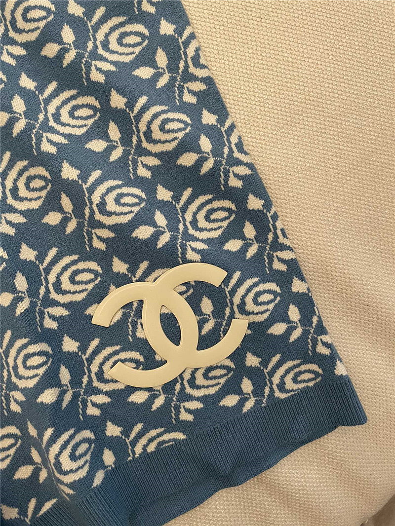Ch**el new knitted shorts replica designer clothes