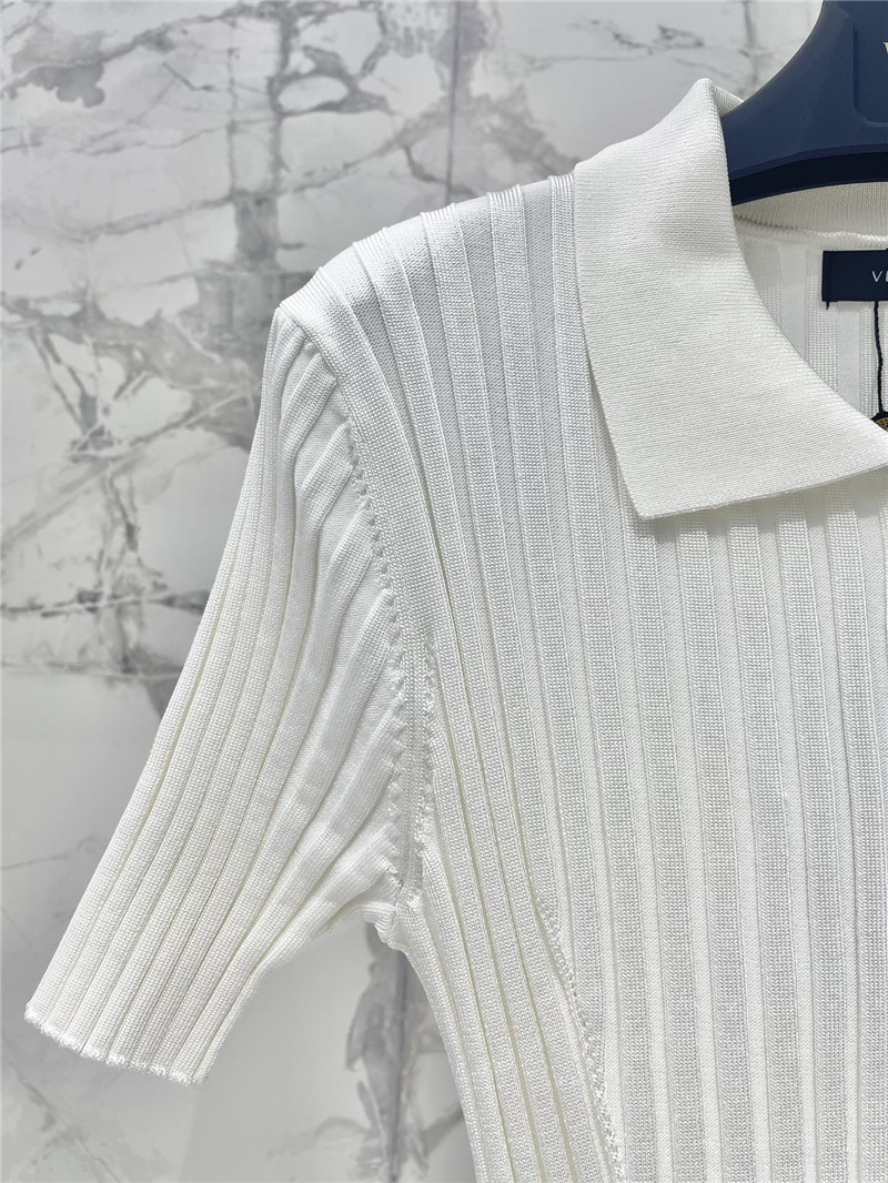 Versace new lapel short sleeve replica designer clothes