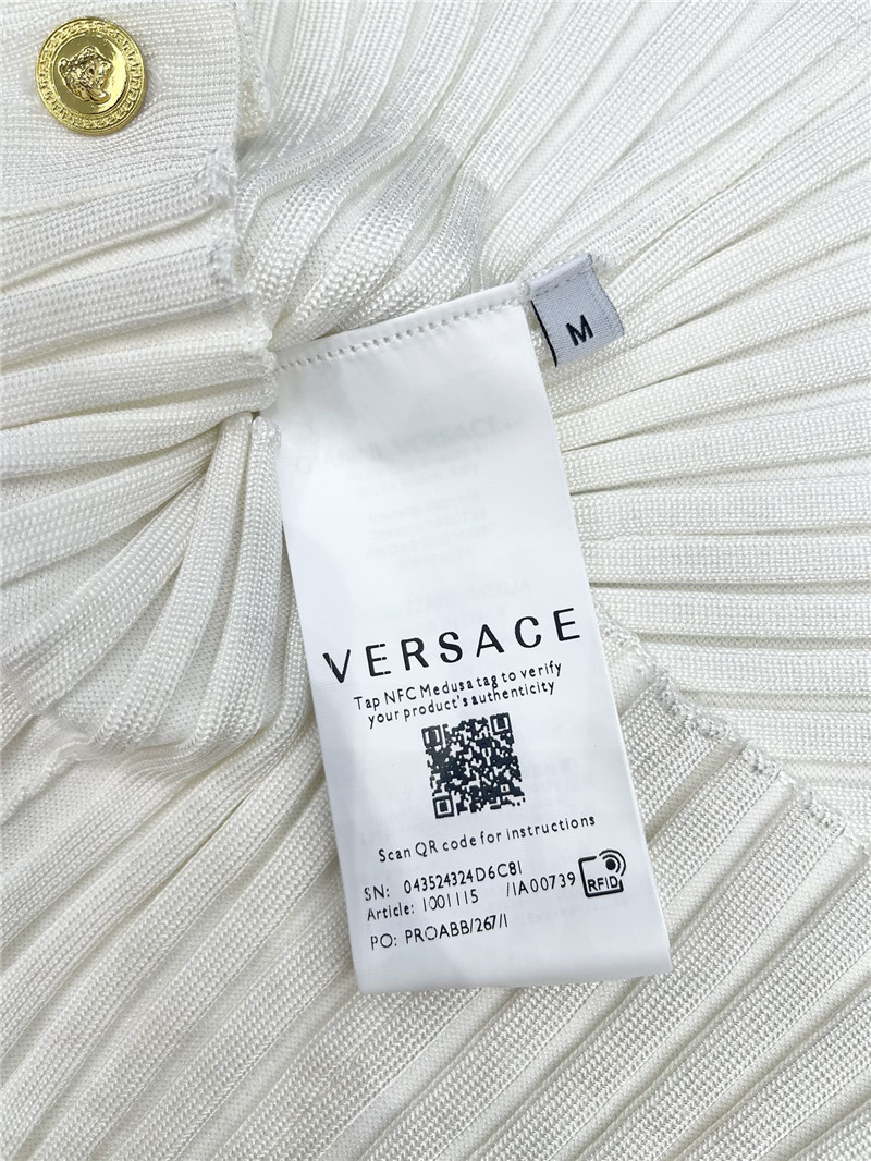 Versace new lapel short sleeve replica designer clothes