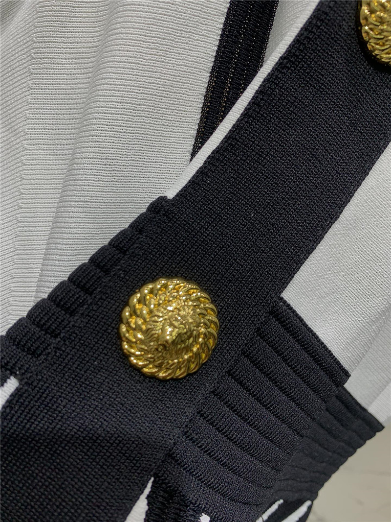 Balmain contrast color floral skirt dress replica clothes