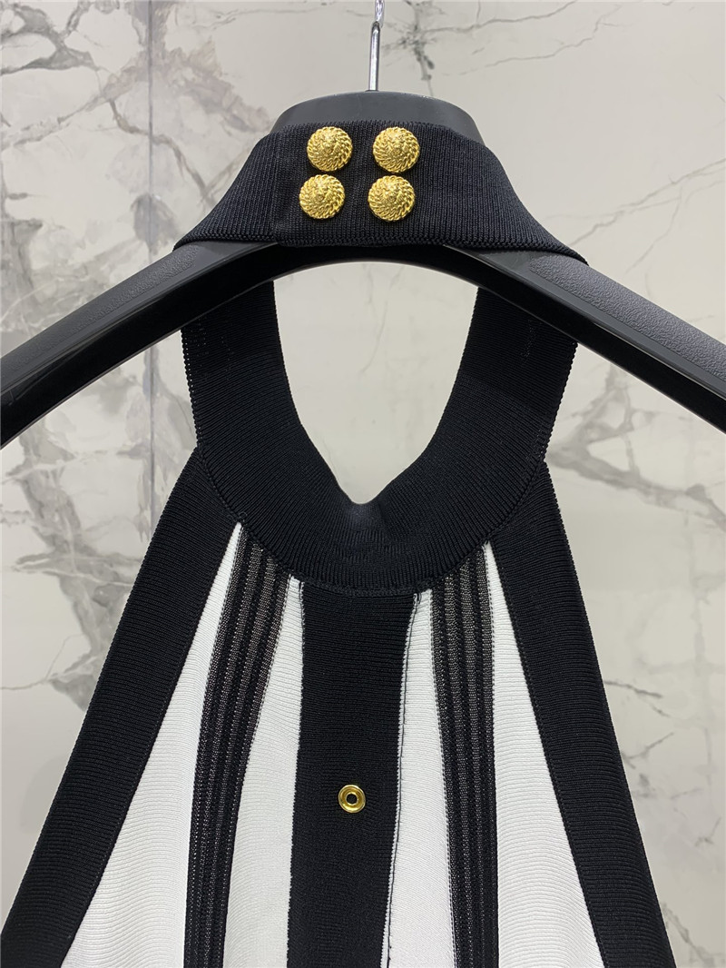 Balmain contrast color floral skirt dress replica clothes