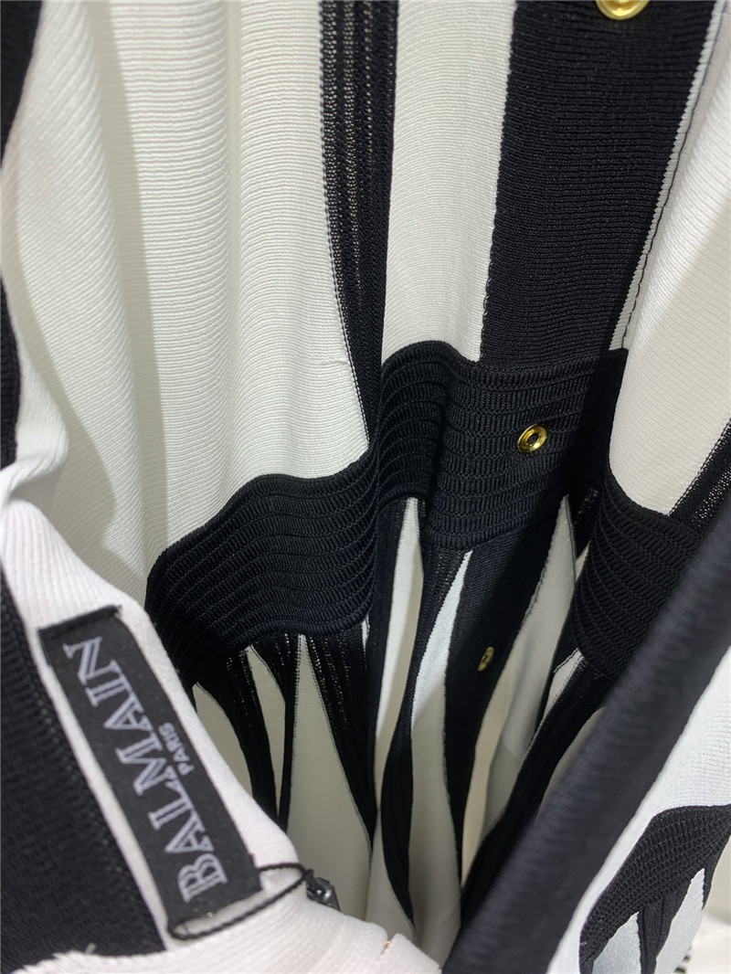 Balmain contrast color floral skirt dress replica clothes