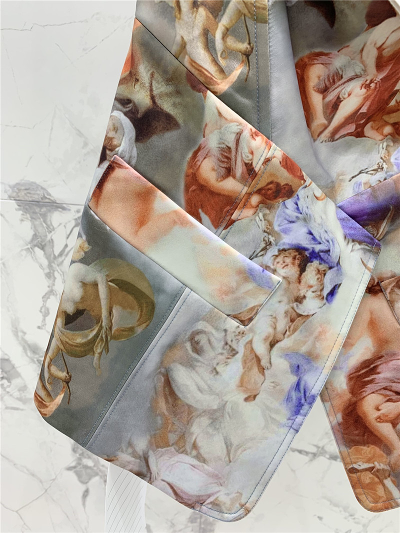 Balmain oil painting series waistcoat top replica designer clothes