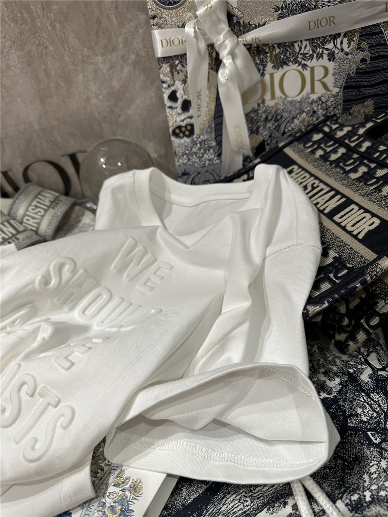 D10r three-dimensional letter t-shirt replica d&g clothing