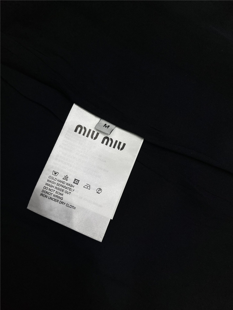 M1um1u letter jacquard suit shorts replica clothes