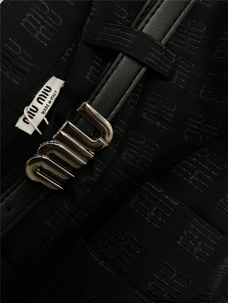 M1um1u classic letter jacquard pleated skirt replica d&g clothing