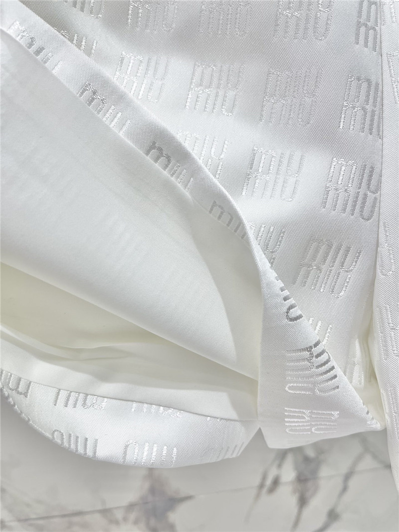 M1um1u letter jacquard suit shorts replica clothes