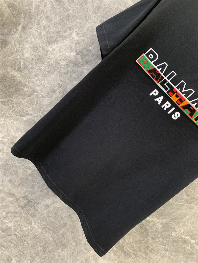Balmain short-sleeved crew neck T-shirt replica clothing sites