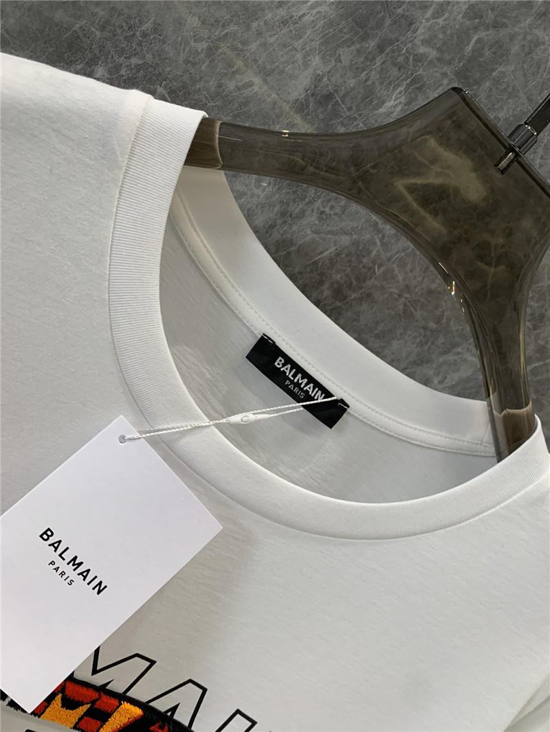 Balmain short-sleeved crew neck T-shirt replica clothing sites