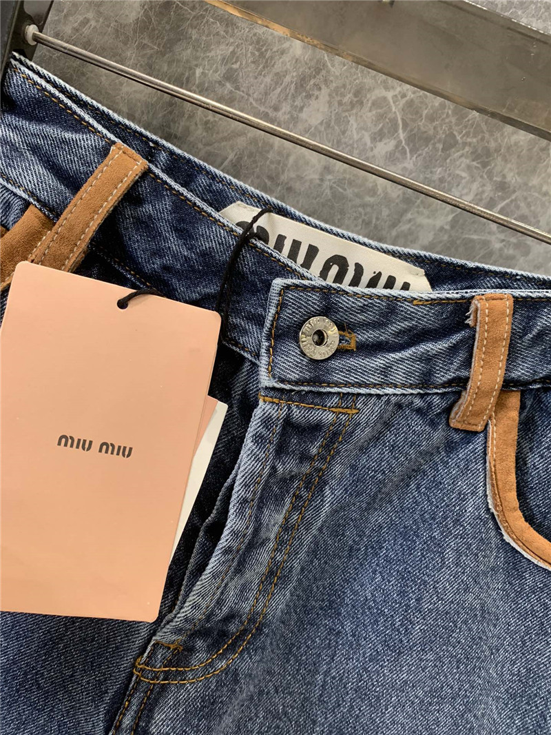 M1um1u fashionable personalized denim shorts replicas clothes