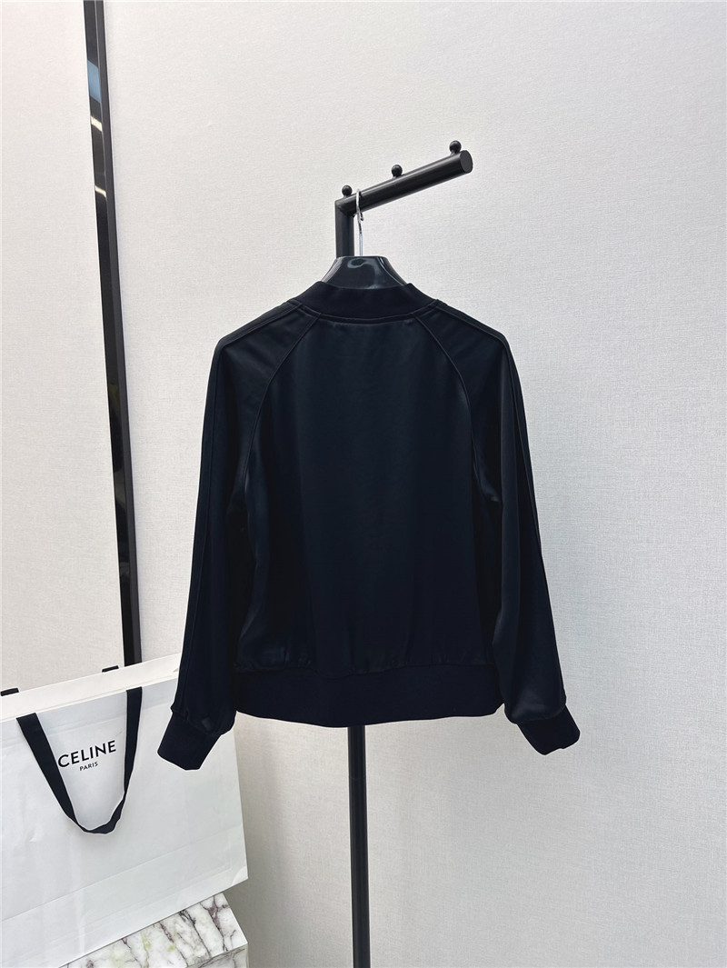 Ce1i*e letter embroidered baseball jacket replica clothing