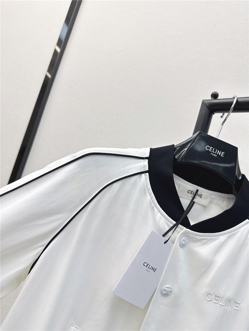 Ce1i*e letter embroidered baseball jacket replica clothing