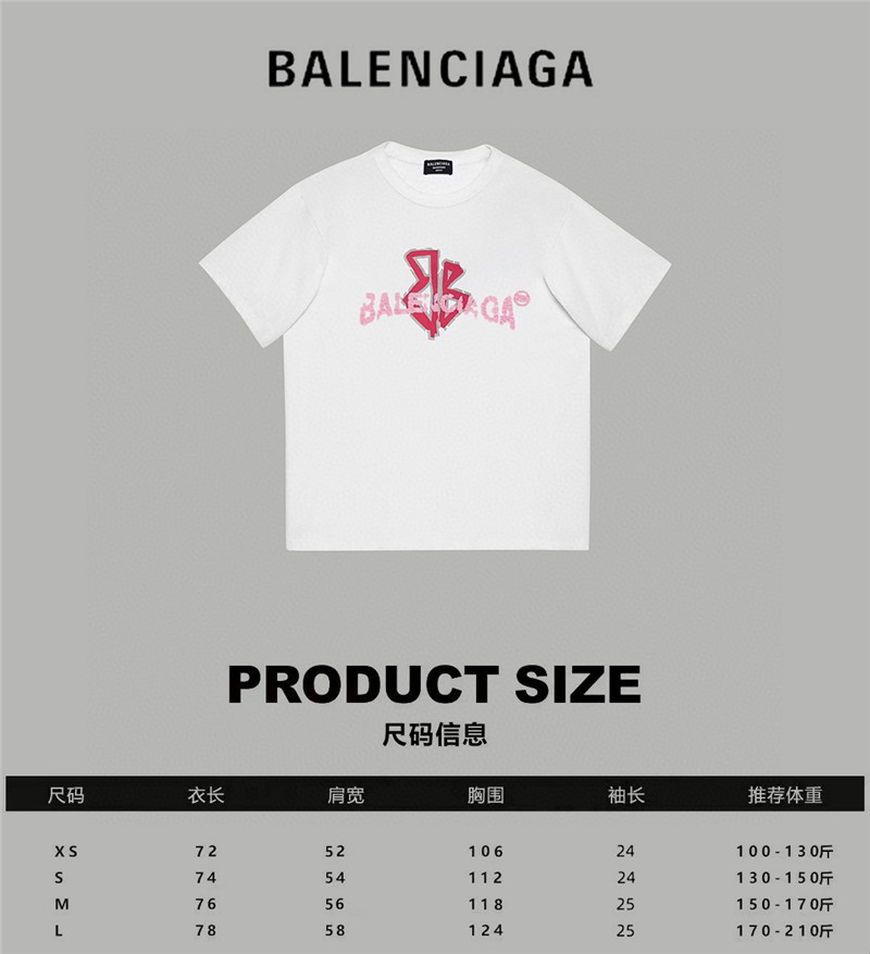 Ba1en*iaga printed short-sleeved t-shirt replica d&g clothing